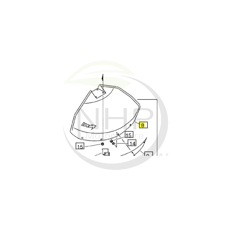 Protecteur ECHO, SHINDAIWA référence 69901052931, 699010-52931