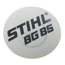 PLAQUE MATRICULE BG85 STIHL 42299671502 - 4229-967-1502