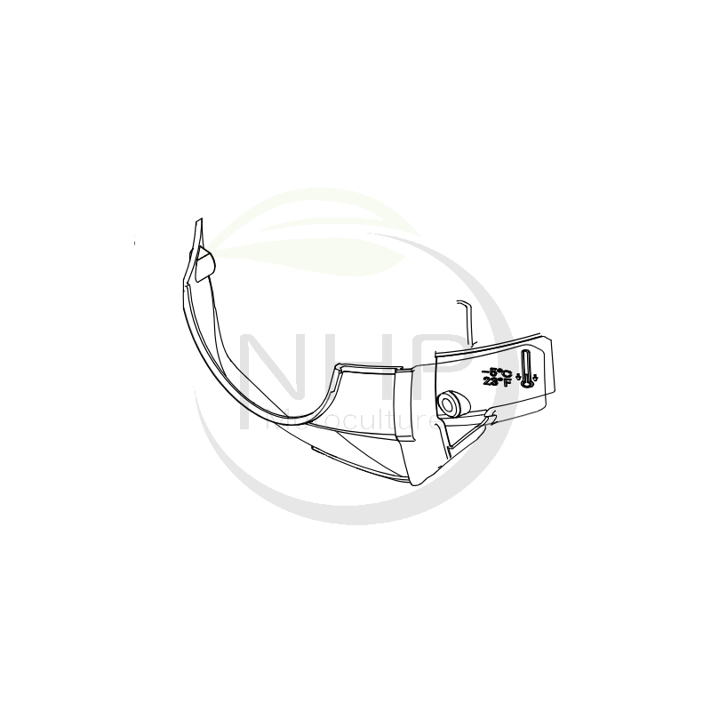 Ecran ECHO, SHINDAIWA référence C418000140 - C418-000140