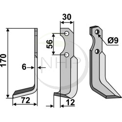 Couteaux fraises Bertolini