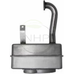 Pot échappement tracteur tondeuse HUSQVARNA, JONSERED, 137352, 532137352, 532 13 73-52