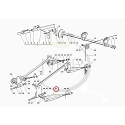 Bras de relevage plateau de coupe GGP, CASTELGARDEN, 382318117/0, 82318117/0, 3823181170, 823181170