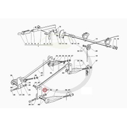 Bras de relevage plateau de coupe GGP, CASTELGARDEN, 382318117/0, 82318117/0, 3823181170, 823181170
