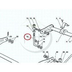 BRAS RELEVAGE CASTELGARDEN, GGP, STIGA, 384002073/0, 3840020730, 84002073/0, 840020730, 1136-1063-01, 1136106301