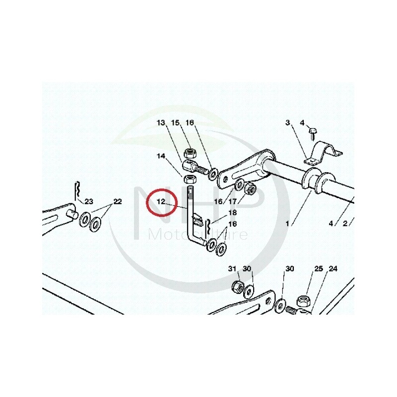 BRAS RELEVAGE CASTELGARDEN, GGP, STIGA, 384002073/0, 3840020730, 84002073/0, 840020730, 1136-1063-01, 1136106301