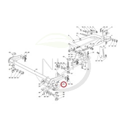 TIGE SUPPORT CASTELGARDEN, GGP, 382000537/0, 82000537/0, 3820005370, 820005370