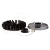 Kit ventilateur et grille de protection BRIGGS ET STRATTON 699043, 695056, 796083, 697853, 794438, 794436, 696371, 695492, 69970