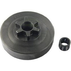 PIGNON DE TRONCONNEUSE ETOILE 3/8" LP 6 DENTS HUSQVARNA 136  33  HUSKY 34  35  36   37   38  41