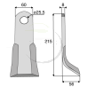 Couteau de broyeur DESVOYS 60X8X215