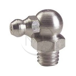 Graisseur hydraulique coudé 90°,  1/4 " X 28 UNF, SW 9, type H3