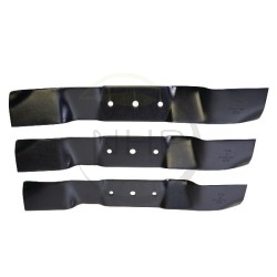 Kit 3 lames tracteur tondeuse STIGA 1134-9107-01, 1134910701, 1134-5976-01, 1134597601