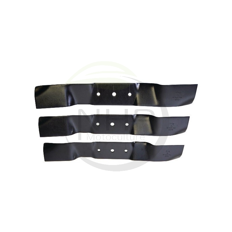 Kit 3 lames tracteur tondeuse STIGA 1134-9107-01, 1134910701, 1134-5976-01, 1134597601