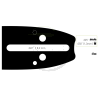 Guide chaine tronçonneuse 45cm, pas 325, 1.3 mm, 0.50 , 72 maillons entraineurs, SOLO 613, 614, 631, 632, 634, 638, 639, 641, 64